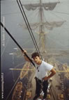 claudio il musulmano in cima alla nave scuola amerigo vespucci