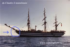 Claudio il musulmano su nave scuola Amerigo Vespucci