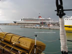 porto di Livorno visto dalla nave scuola amerigo vespucci