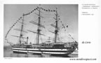 nave amerigo vespucci a trieste nel 1954