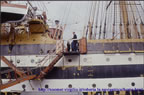 nave scuola Amerigo Vespucci ai lavori arsenale La Spezia scalandrone