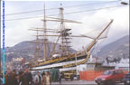 nave scuola Amerigo Vespucci ai lavori Arsenale La Spezia