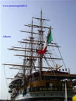 nave scuola Amerigo Vespucci Livorno alberi e pennoni