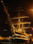 nave scuola Amerigo Vespucci Livorno notturno