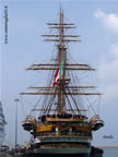 nave scuola Amerigo Vespucci Livorno giardinetto poppa