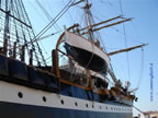 Venezia nave scuola Amerigo Vespucci scialuppa