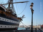 Venezia nave scuola Amerigo Vespucci campanile in piazza san marco