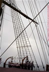 nave scuola Amerigo Vespucci le sartie