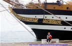 nave scuola Amerigo Vespucci polena e arabeschi in foglia d'oro