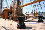 nave scuola Amerigo Vespucci argano