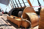 nave scuola Amerigo Vespucci a bordo