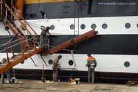 lavori amburgo nave scuola amerigo vespucci