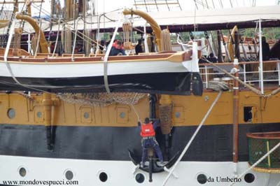 amburgo lavori nave scuola amerigo vespucci