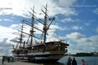 lavori in porto nave amerigo vespucci amburgo