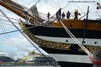 lavori in porto nave amerigo vespucci amburgo