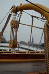 lavori in porto nave amerigo vespucci amburgo