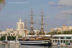 nave scuola amerigo vespucci sosta malaga