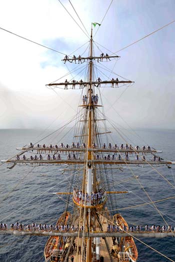corso titani a riva nave scuola amerigo vespucci 2013