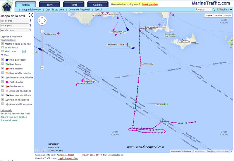 nave scuola amerigo vespucci arrivo tolone