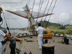 giro del mondo della nave vespucci canale di panama