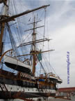 albero e pennoni nave scuola Amerigo Vespucci Livorno