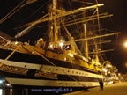 fianco nave scuola Amerigo Vespucci Livorno