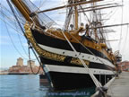 polena nave scuola Amerigo Vespucci Livorno