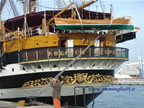 poppa giardinetto nave scuola Amerigo Vespucci Livorno