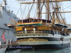 popa giardinetto nave scuola Amerigo Vespucci Livorno
