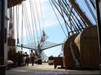 nave scuola amerigo vespucci porto di Livorno castello bompresso