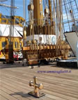 nave scuola amerigo vespucci porto di Livorno ottoni lucidi