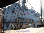 nave scuola amerigo vespucci porto di Livorno san giusto