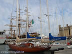 nave san Giusto e nave Amerigo Vespucci Capricia navi marina militare a Livorno