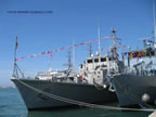 navi militari estere in porto a livorno
