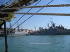 navi militari estere in porto a livorno