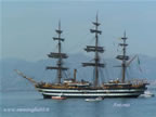 nave Vespucci Tall Ships 2007 partenza da Cagliari