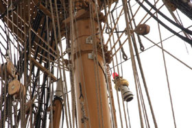 nave scuola amerigo vespucci lavori vita a bordo