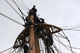 nave scuola amerigo vespucci lavori vita a bordo