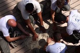 nave scuola amerigo vespucci lavori vita a bordo