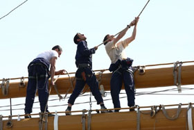nave scuola amerigo vespucci lavori vita a bordo