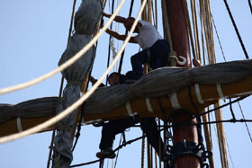 nave scuola amerigo vespucci lavori vita a bordo