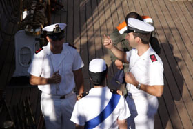 nave scuola amerigo vespucci lavori vita a bordo