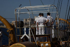 nave scuola amerigo vespucci lavori vita a bordo