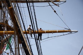 nave scuola amerigo vespucci lavori vita a bordo