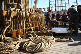 nave scuola amerigo vespucci lavori vita a bordo