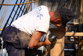 nave scuola amerigo vespucci lavori vita a bordo
