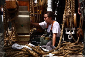 nave scuola amerigo vespucci lavori vita a bordo