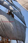 nave scuola Amerigo Vespucci albero di trinchetto vele aperte
