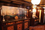 nave scuola Amerigo Vespucci sala consiglio quadro di Colombo