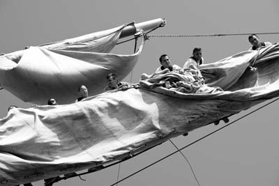 sbrogliare le vele Vespucci